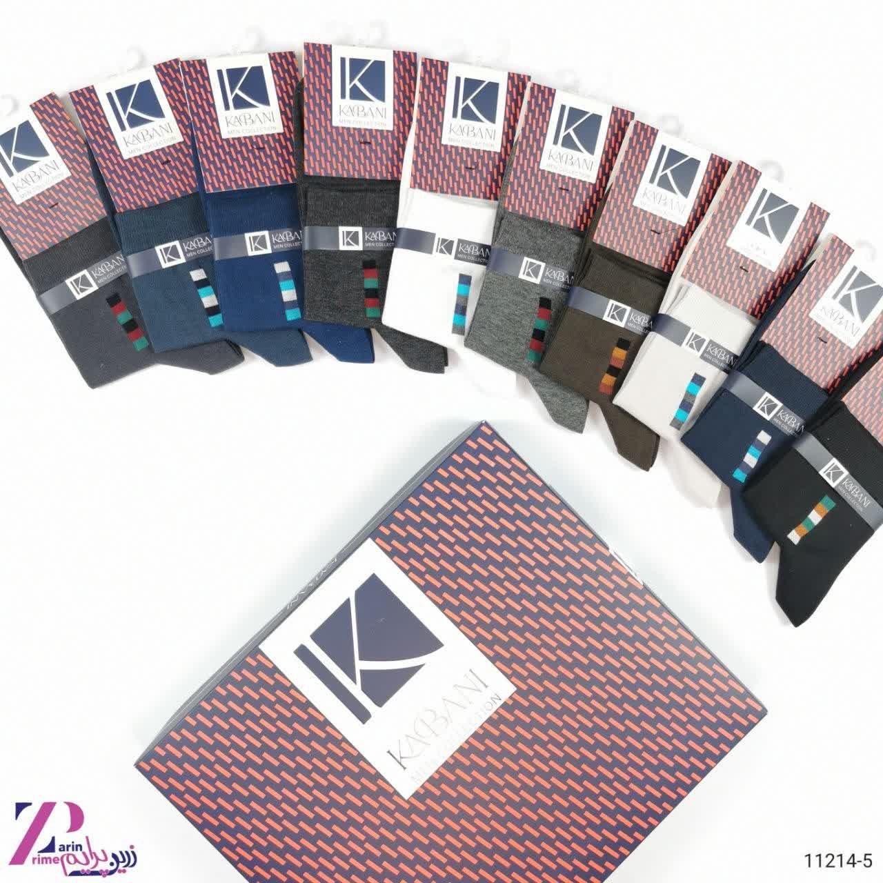 جوراب مردانه نیم ساق پنبه کابانی (2)