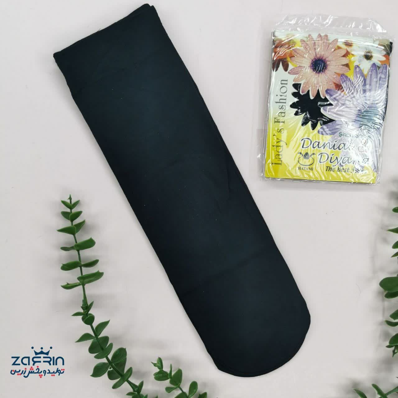 جوراب زنانه دوربع 70 دانیال (1مشکی)